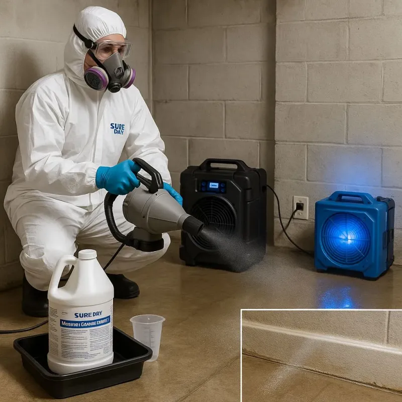 Sanitization and Odor Removal process in Carriere, MS